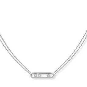 0.31ctw White Gold Diamond Necklace