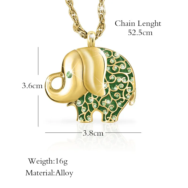 18K Gold Pendant Necklace With Animal Design