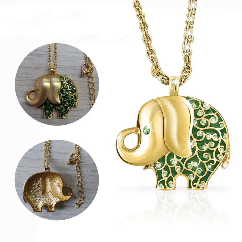 18K Gold Pendant Necklace With Animal Design