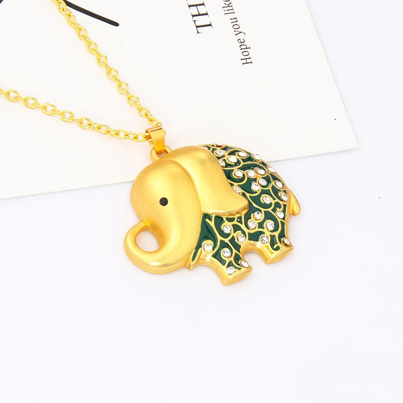 18K Gold Pendant Necklace With Animal Design