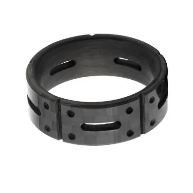 8mm wide Carbon Fiber, Custom Ring Matrix Design:8F-ACFMatrix