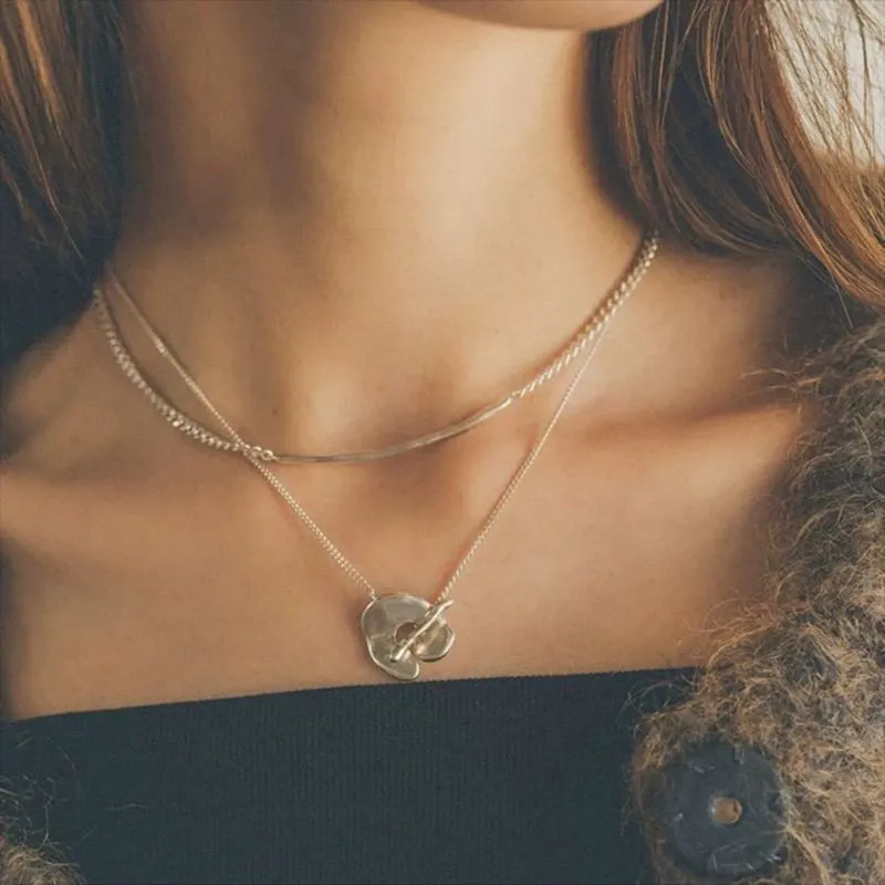 925 Silver Geometric Versatile Long Necklaces