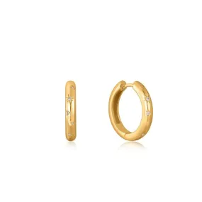 Ania Haie Gold Scattered Stars Hoop Earrings