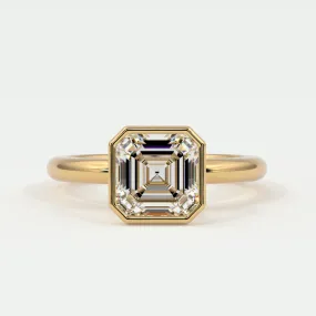 Asscher Cut Bezel Setting