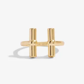 Aura Gold Bar Gold Ring 6302