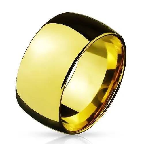 BOLD GOLD 11MM MENS RING