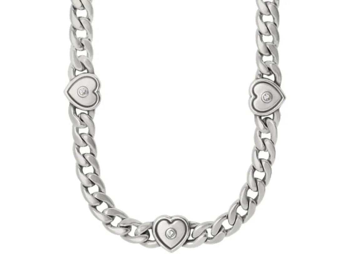 Cleo Heart Reversible Necklace