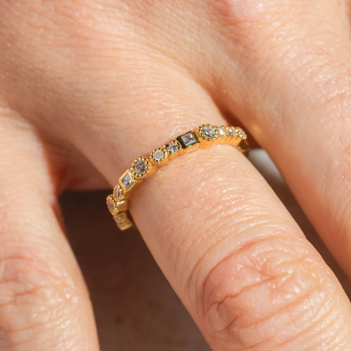 Diamond Constellation Eternity Ring