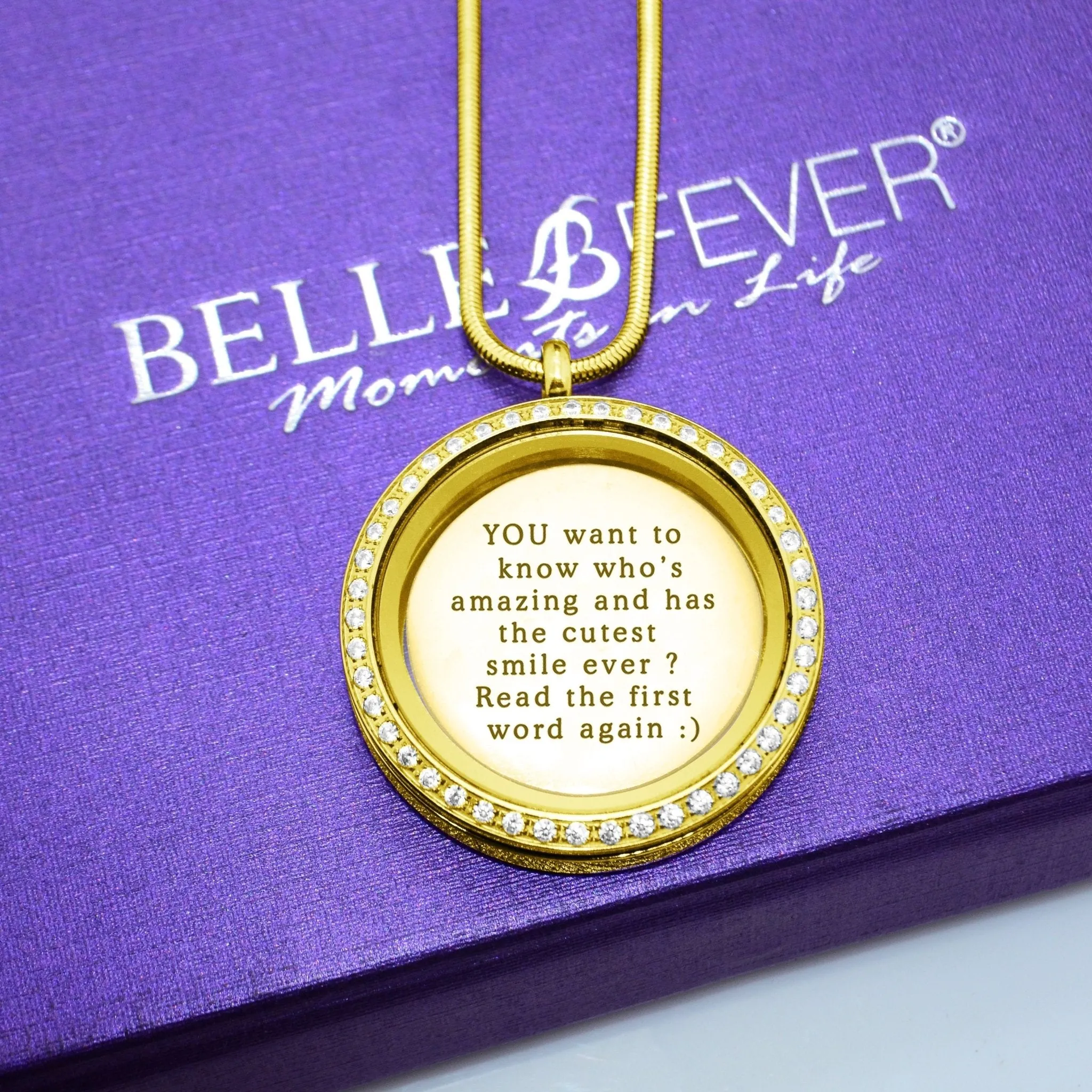 Disc Insert With Inscription for Dream Locket