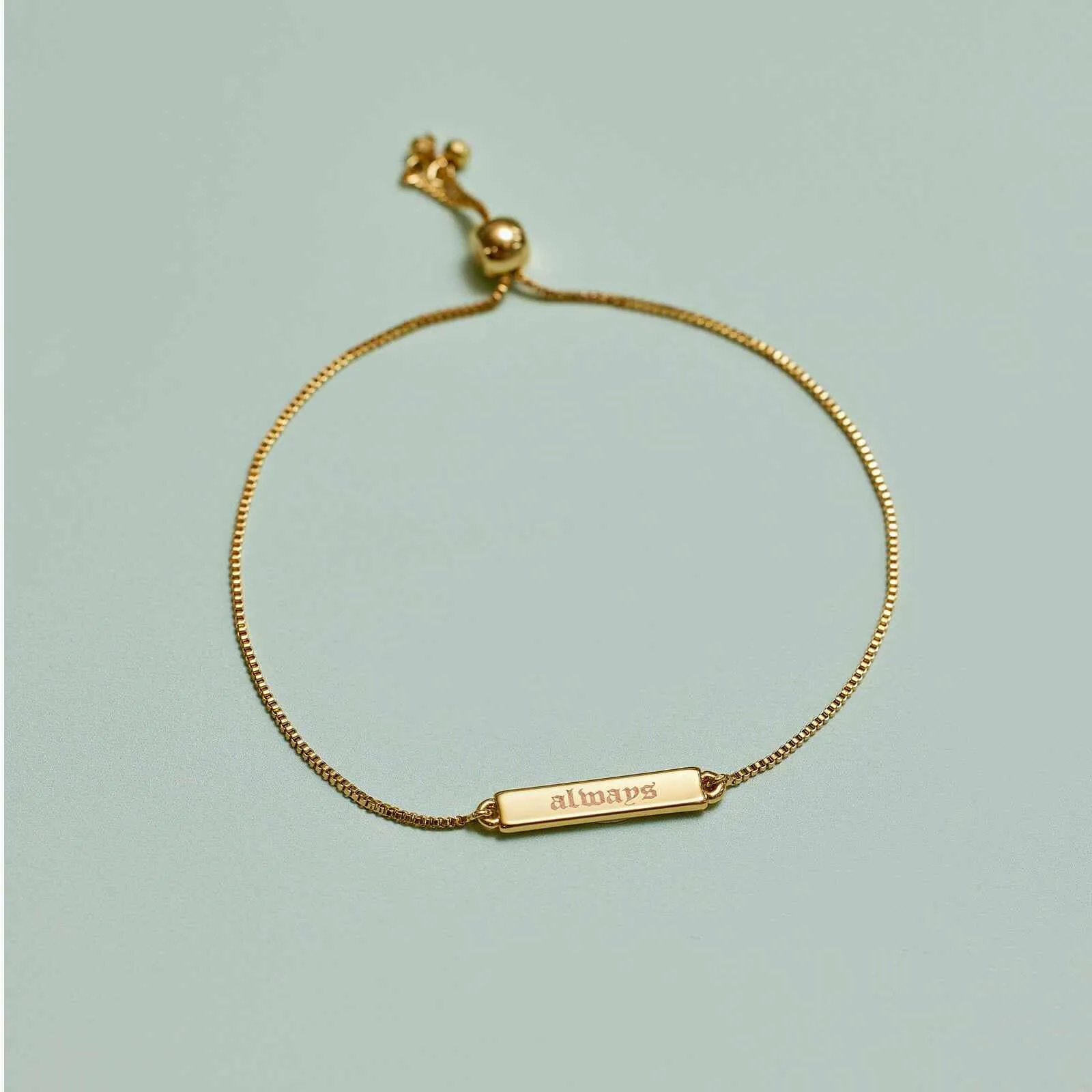 Engravable Double-Sided Bar Bracelet