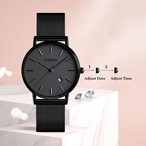 Fashion Simple Classic Analog Waterproof Unisex Watch