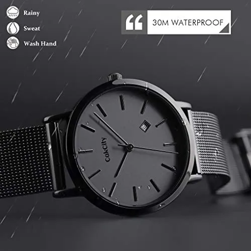 Fashion Simple Classic Analog Waterproof Unisex Watch