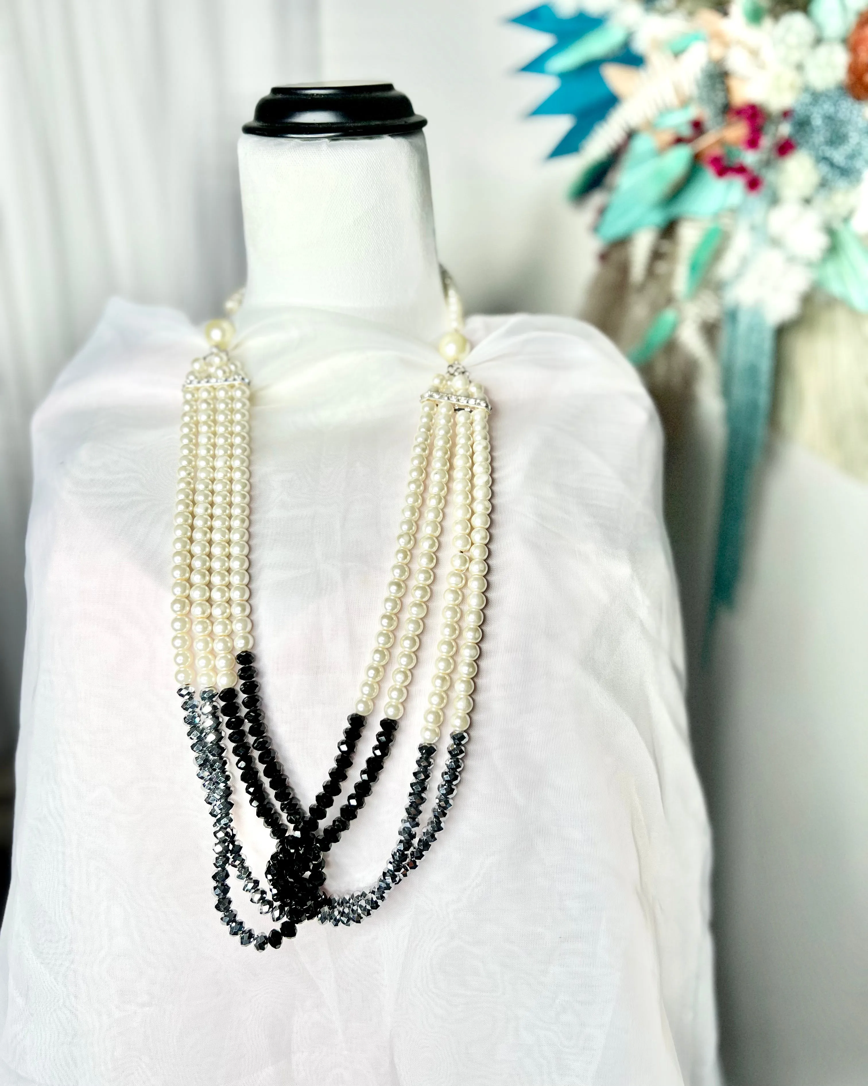 Gatsby Necklace - Multitone Twist