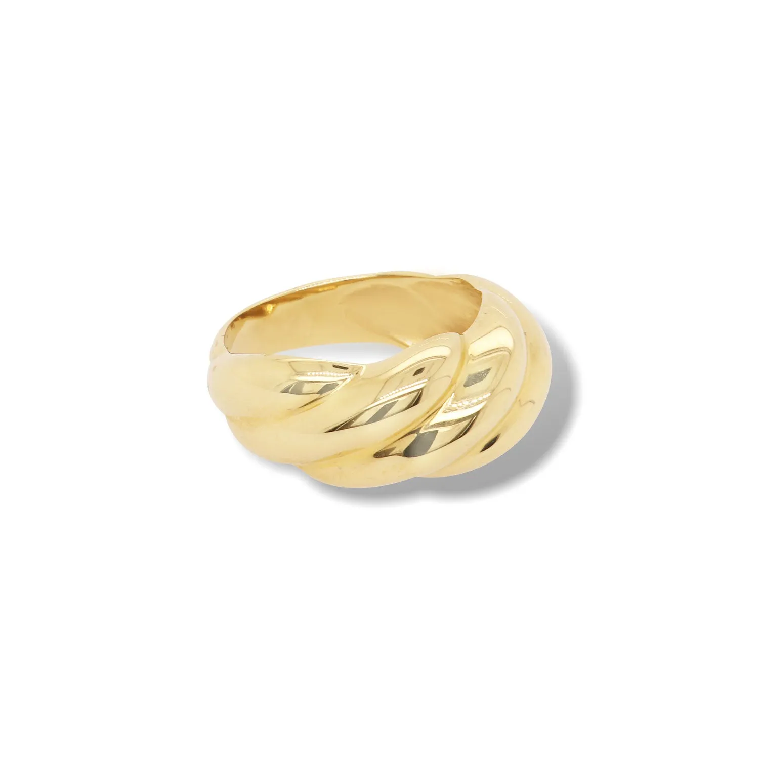 Gold Croissant Ring