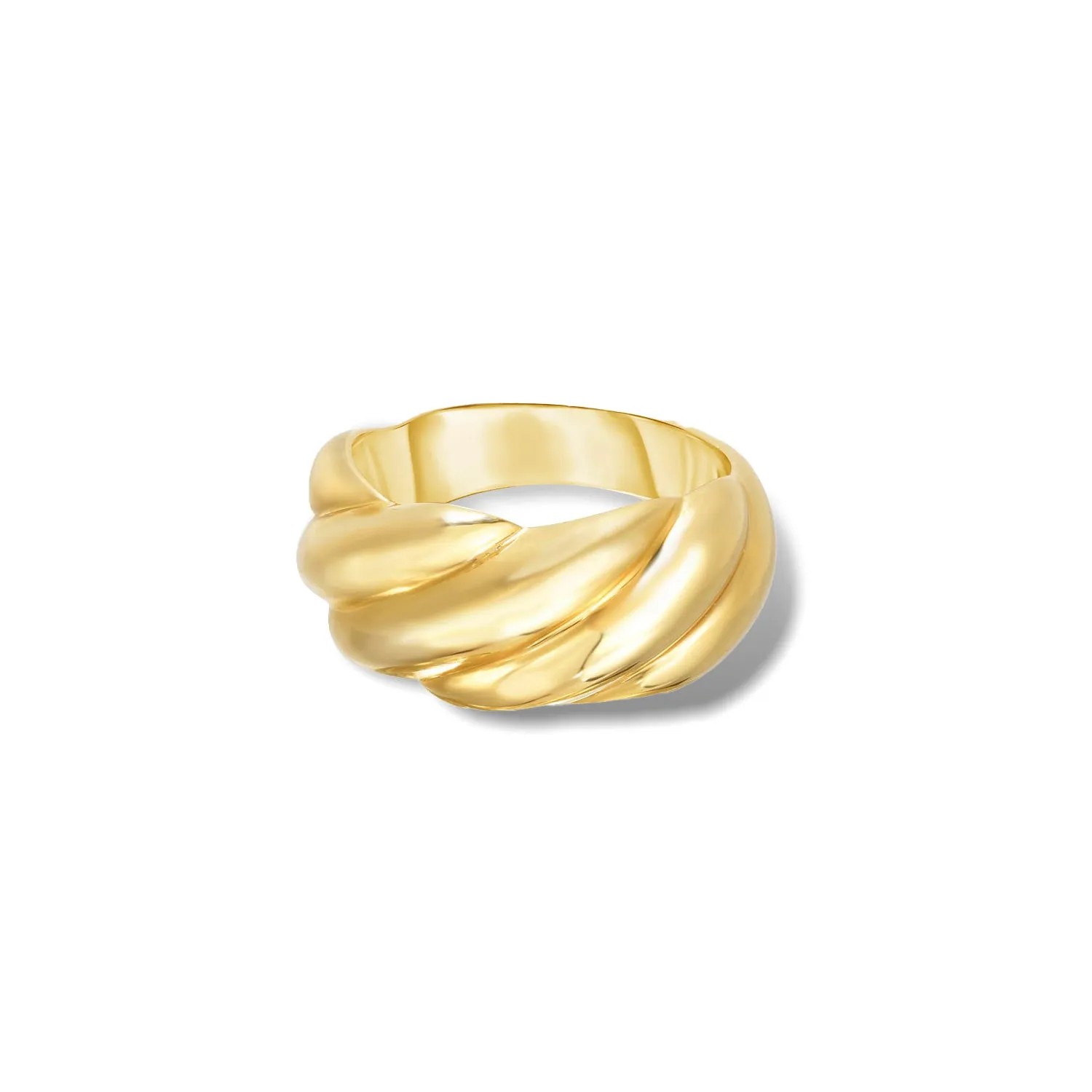 Gold Croissant Ring