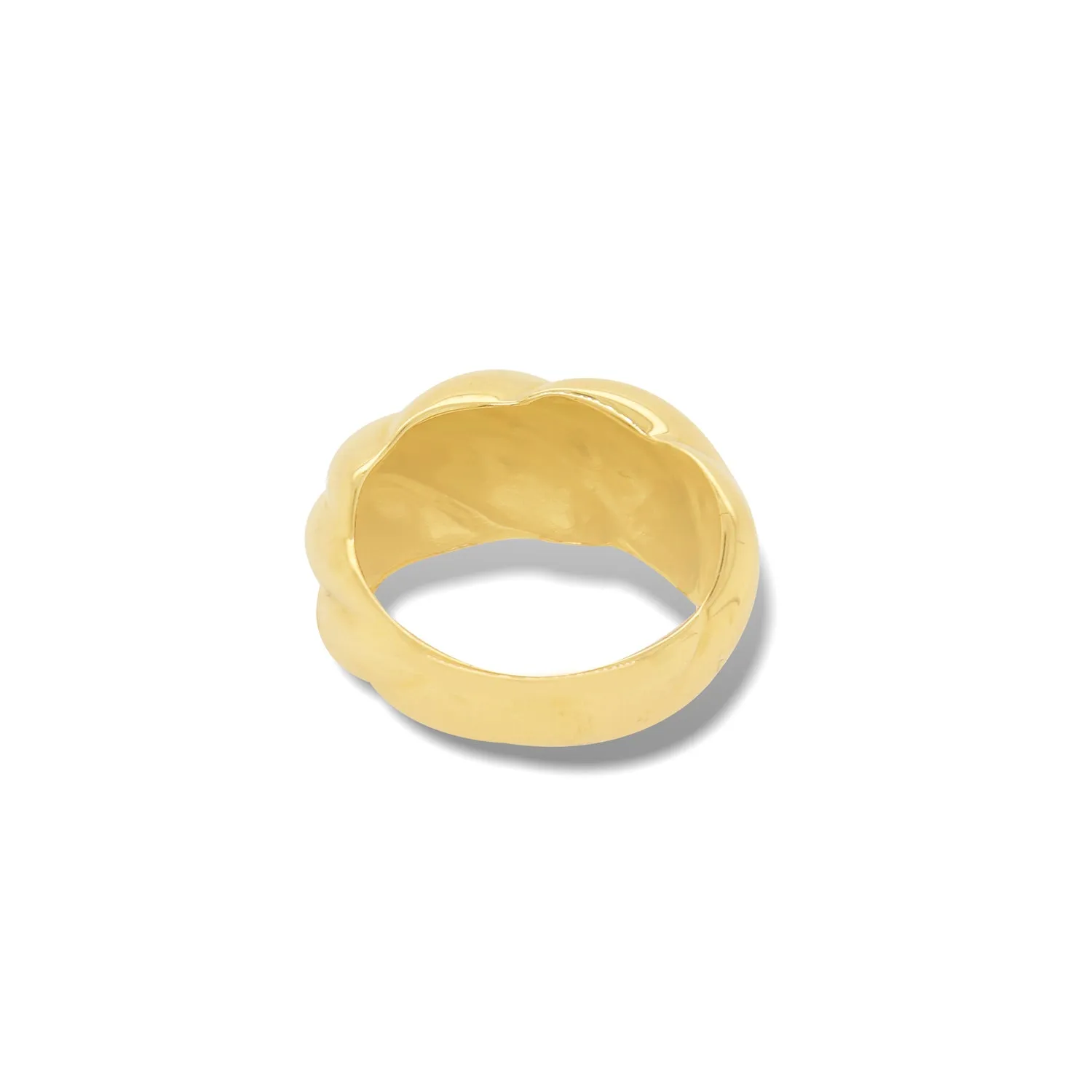 Gold Croissant Ring