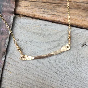 Horizon Necklace ~ Goldfilled