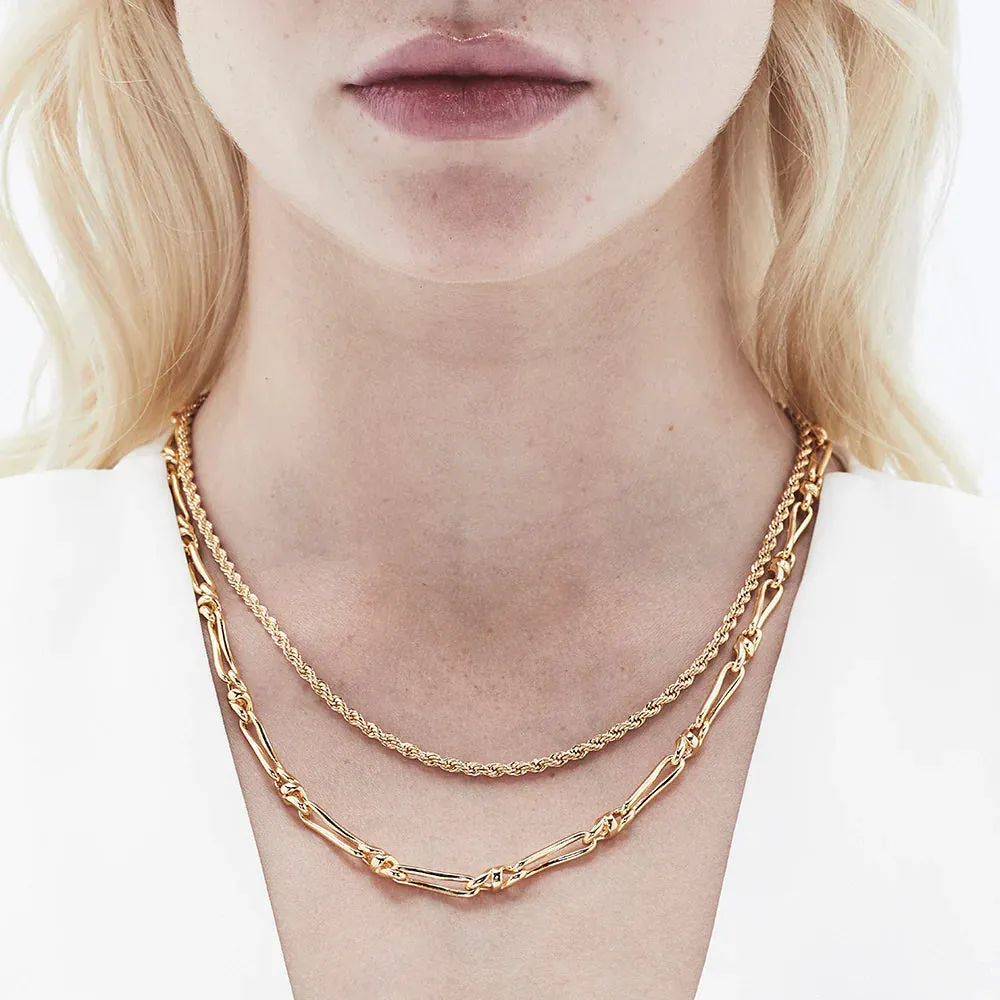 Jolie & Deen Cecile Chain Necklace - Gold