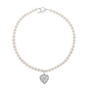 Keepsake Heart | Ivory Pearls