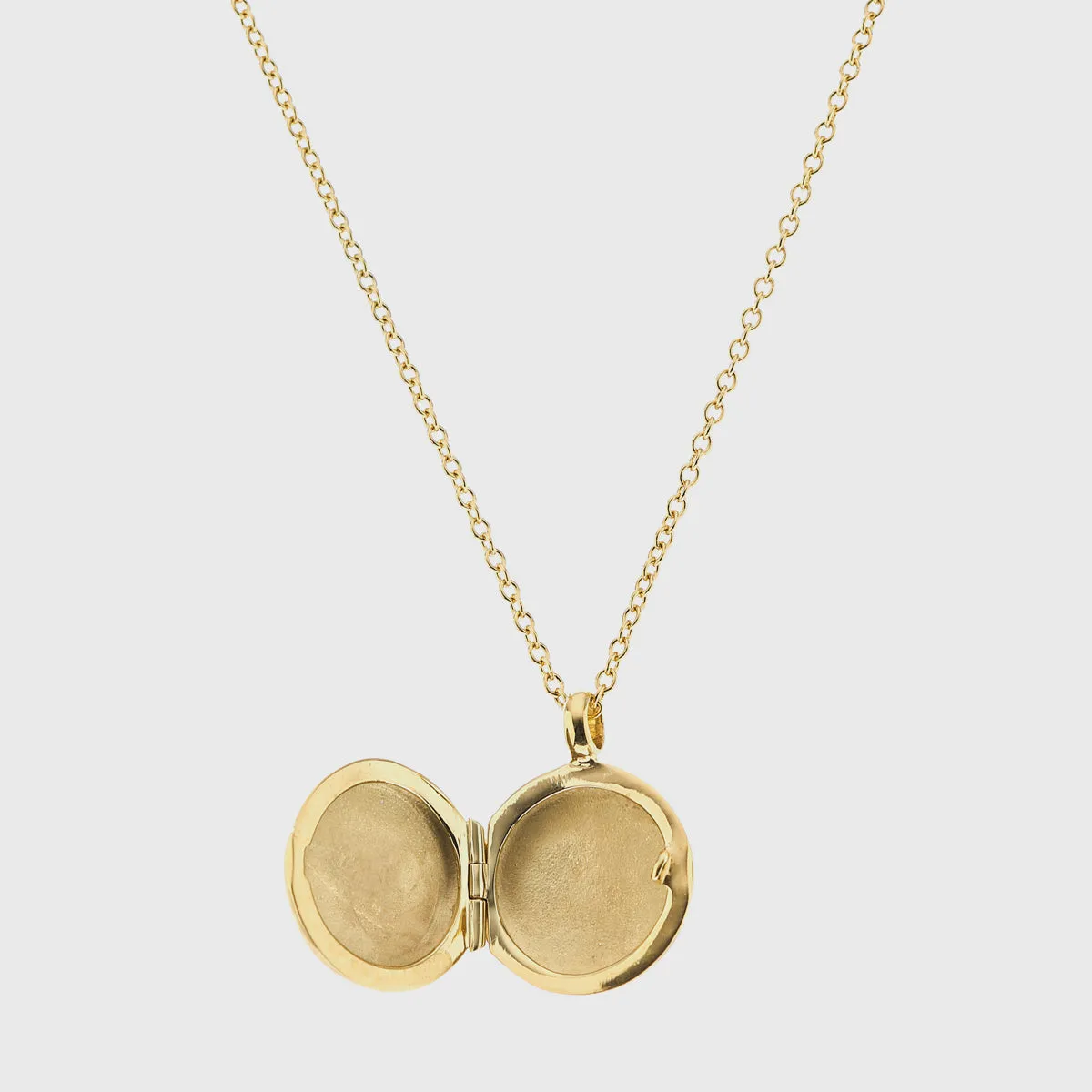 Langton Gold Vermeil Diamond Locket Necklace