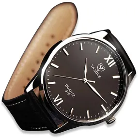 LinTimes Fashion Mens Watch Quartz Analog Business Watch