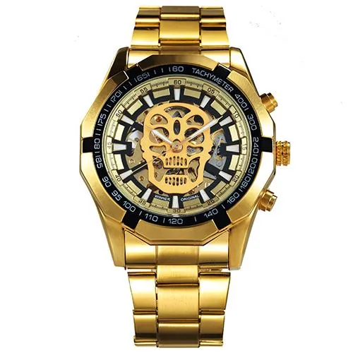 Luxury Skeleton SKULL Mechanical Watch