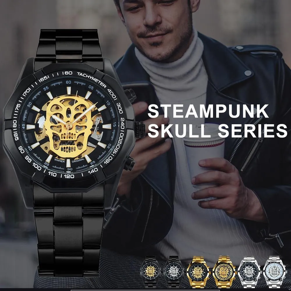 Luxury Skeleton SKULL Mechanical Watch