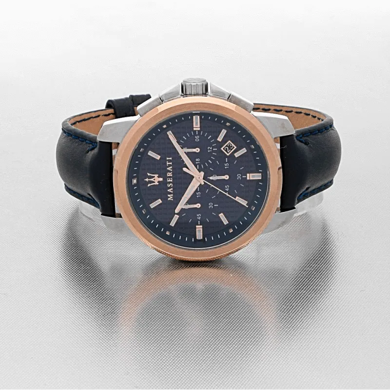 Maserati - Successo Navy Blue Chronograph R8871621015