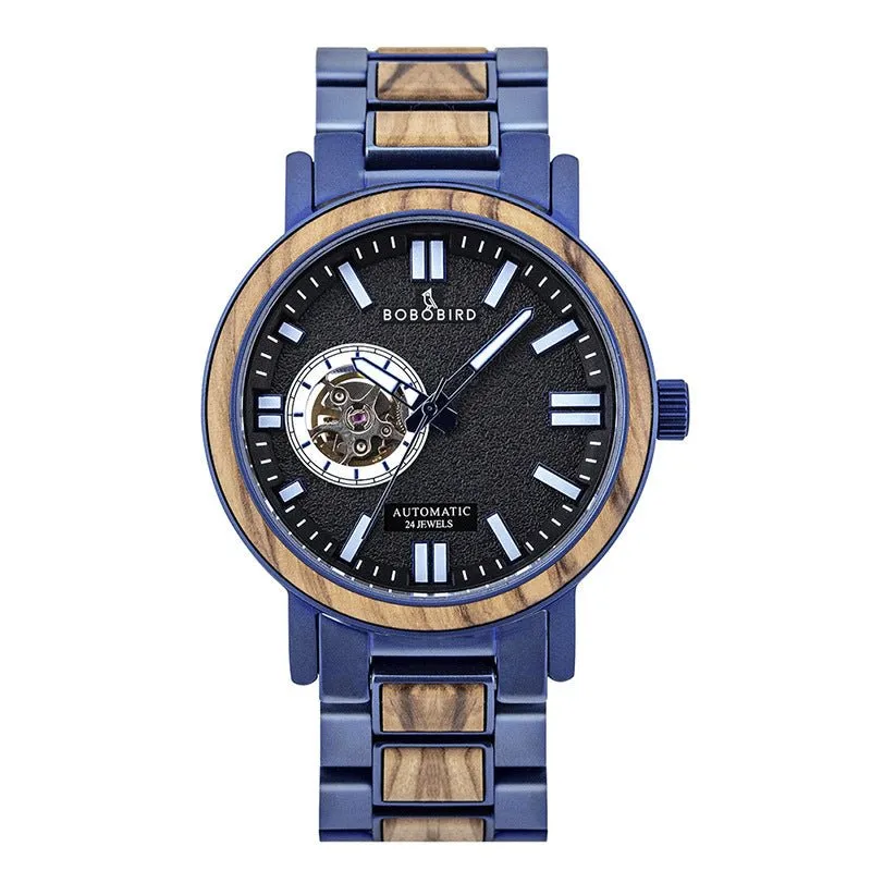 Men's Wooden Quartz Business Watch