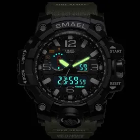 Military Dual Display Analog Digital Watch