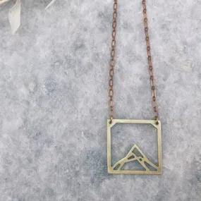 Modern Madini Mountain Necklace