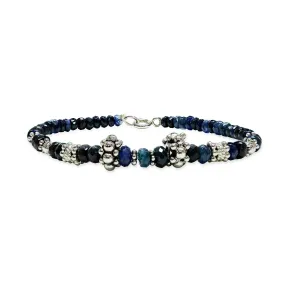 NATURAL SAPPHIRE KNOT BRACELET