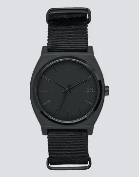 Nixon Time Teller Nato Watch - All Matte Black