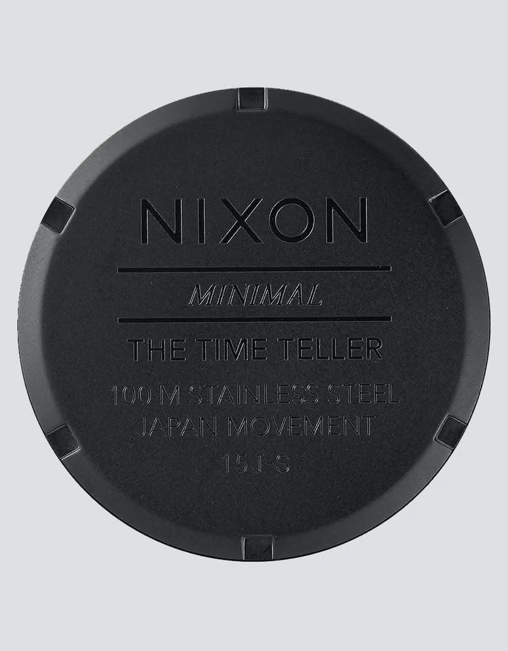 Nixon Time Teller Nato Watch - All Matte Black