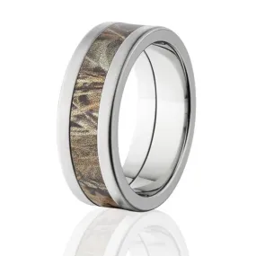 Realtree Max 4 Camo Rings, Cross Brush Premium Finish Rings