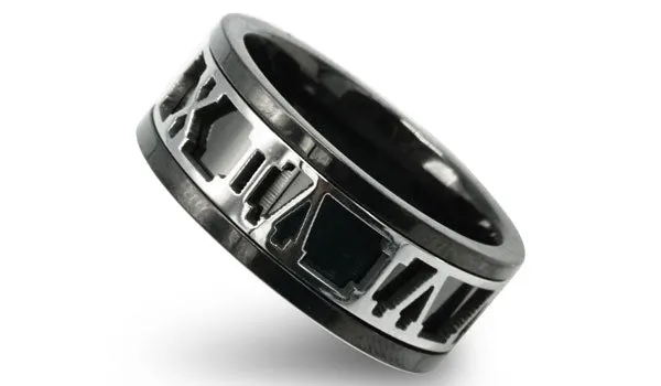 Roman Numeral Spinner Ring