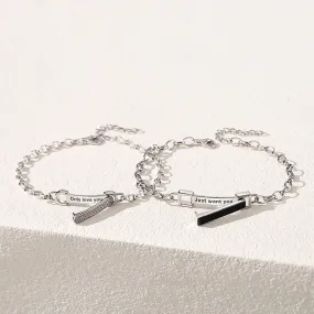 Secret Message Couple Bracelets