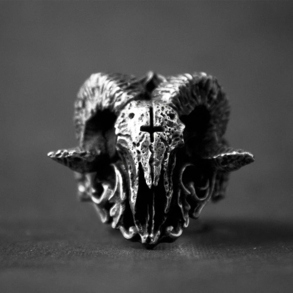 Stainless Steel Unique Punk Gothic Skull Men Fashion Ring