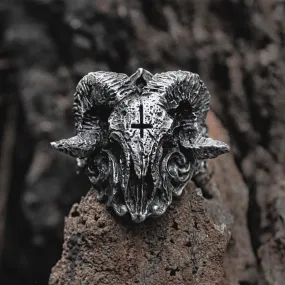 Stainless Steel Unique Punk Gothic Skull Men Fashion Ring