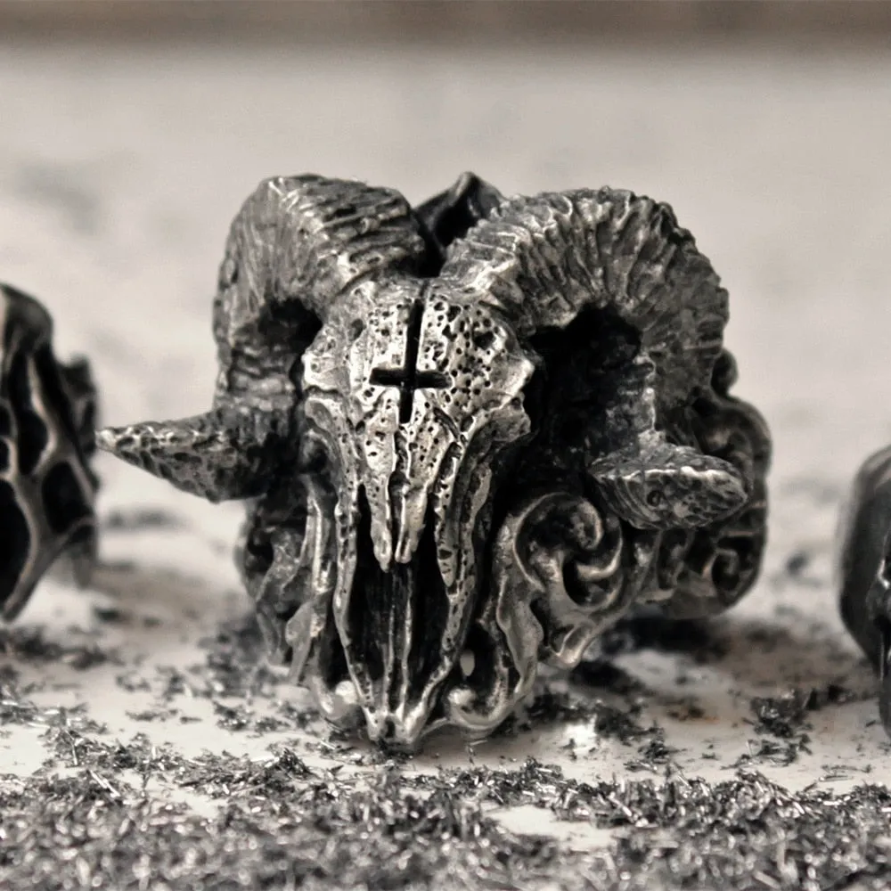 Stainless Steel Unique Punk Gothic Skull Men Fashion Ring