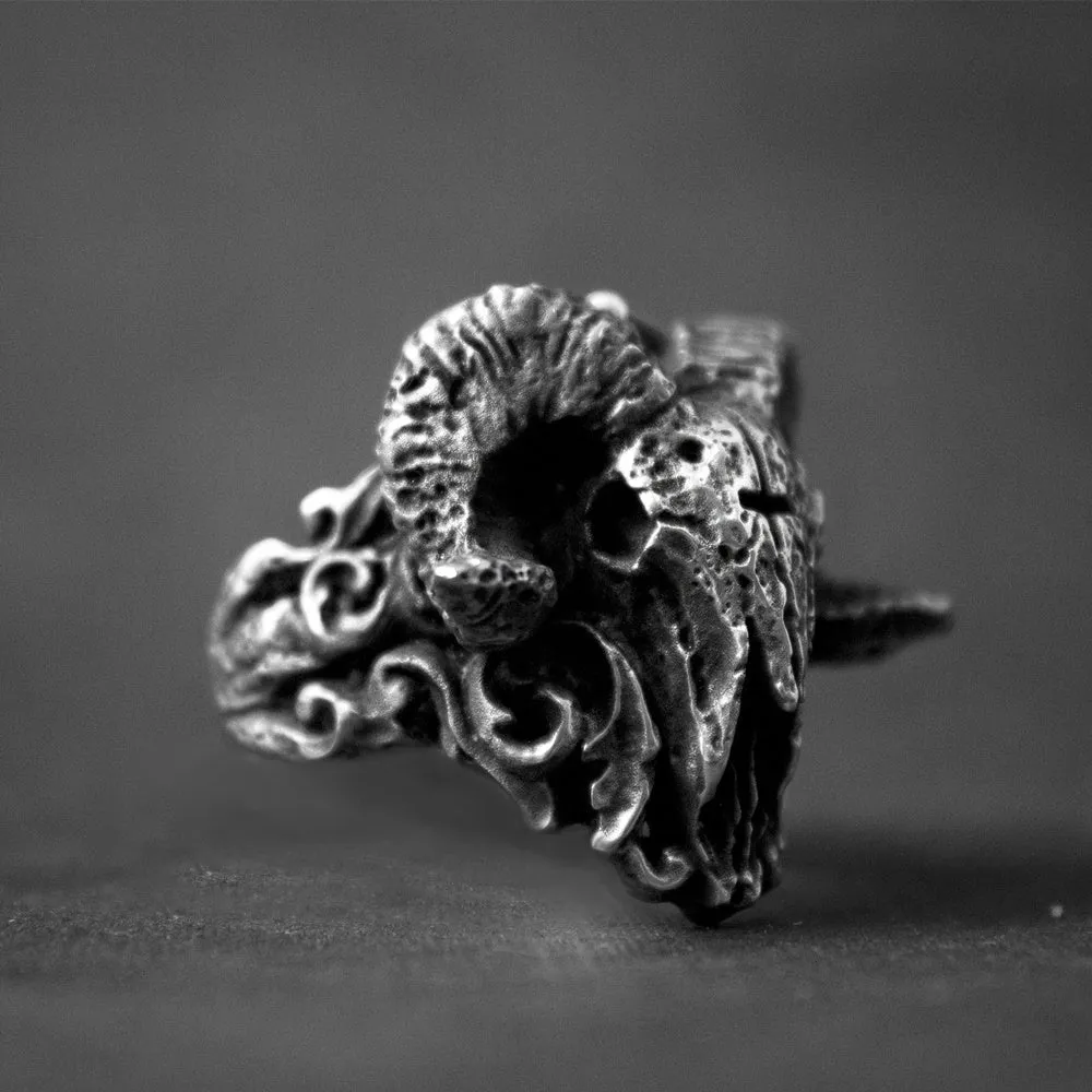 Stainless Steel Unique Punk Gothic Skull Men Fashion Ring