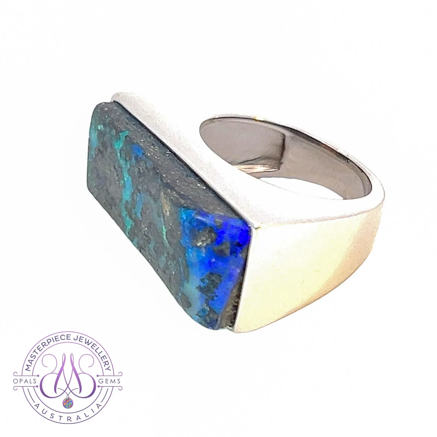 Sterling Silver Boulder Opal 15.58ct ring