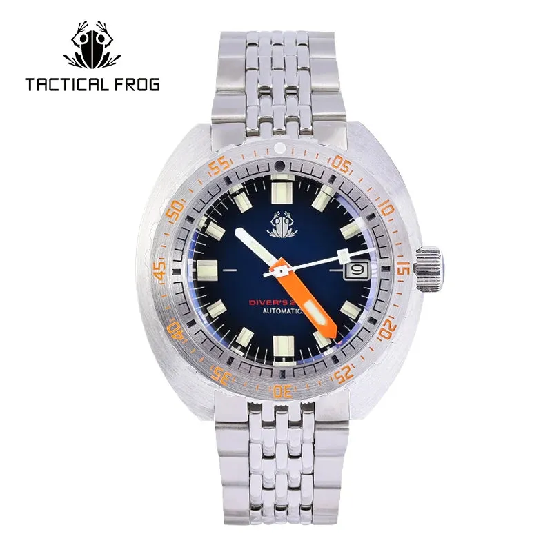 Tictical Frog Watch V3 for Men SUB300T Army Dial Sapphire NH35 Automatic Mechanical Watches 20ATM Waterproof Luminous Religio