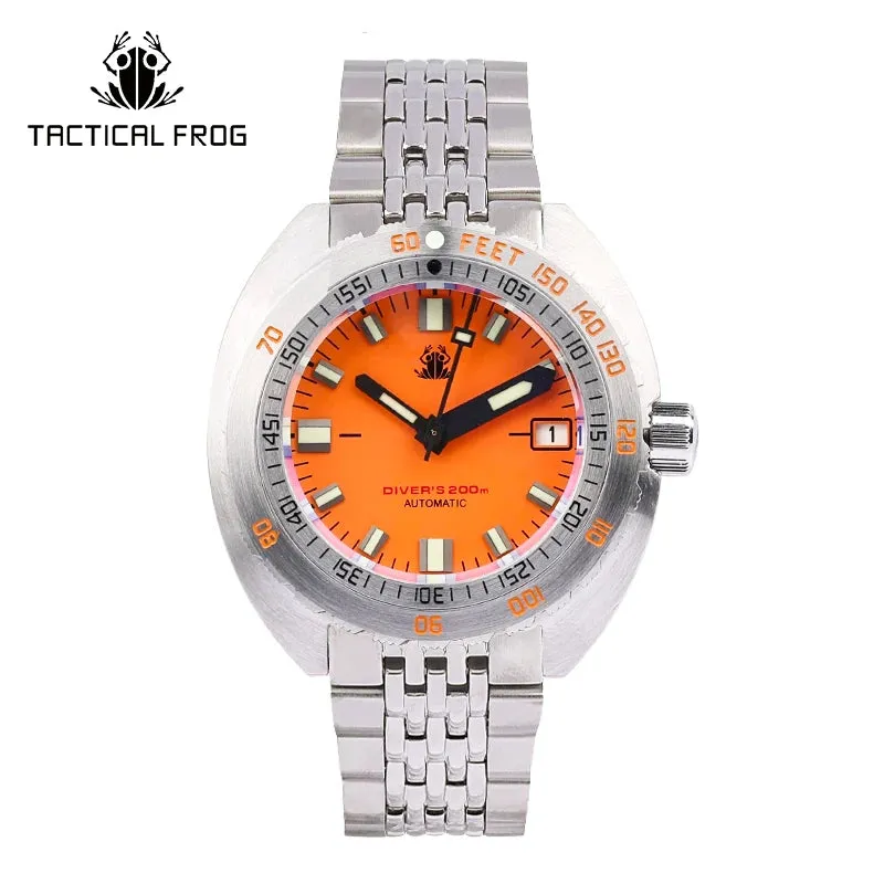 Tictical Frog Watch V3 for Men SUB300T Army Dial Sapphire NH35 Automatic Mechanical Watches 20ATM Waterproof Luminous Religio