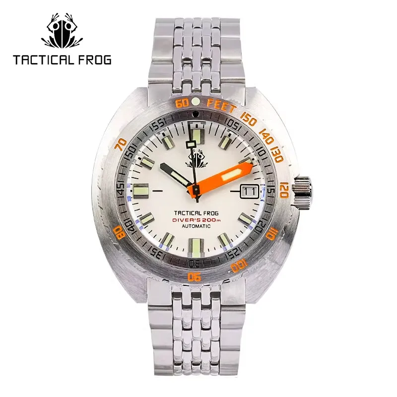 Tictical Frog Watch V3 for Men SUB300T Army Dial Sapphire NH35 Automatic Mechanical Watches 20ATM Waterproof Luminous Religio