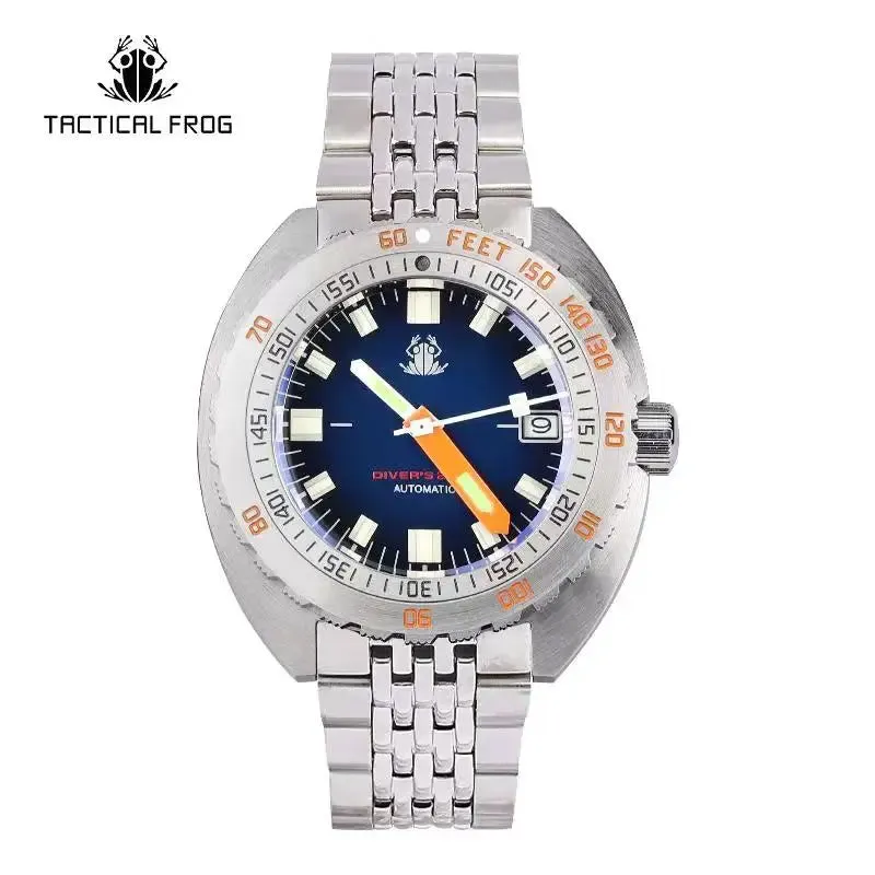 Tictical Frog Watch V3 for Men SUB300T Army Dial Sapphire NH35 Automatic Mechanical Watches 20ATM Waterproof Luminous Religio