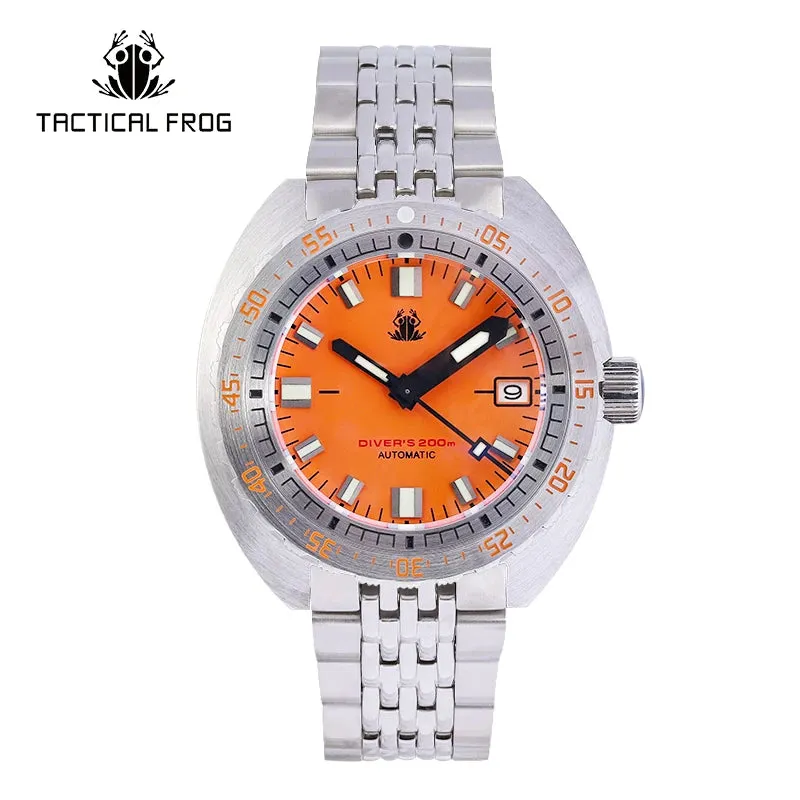 Tictical Frog Watch V3 for Men SUB300T Army Dial Sapphire NH35 Automatic Mechanical Watches 20ATM Waterproof Luminous Religio