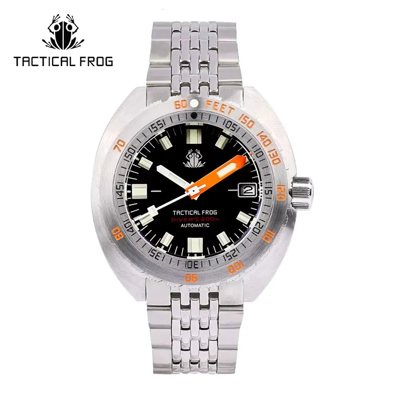 Tictical Frog Watch V3 for Men SUB300T Army Dial Sapphire NH35 Automatic Mechanical Watches 20ATM Waterproof Luminous Religio