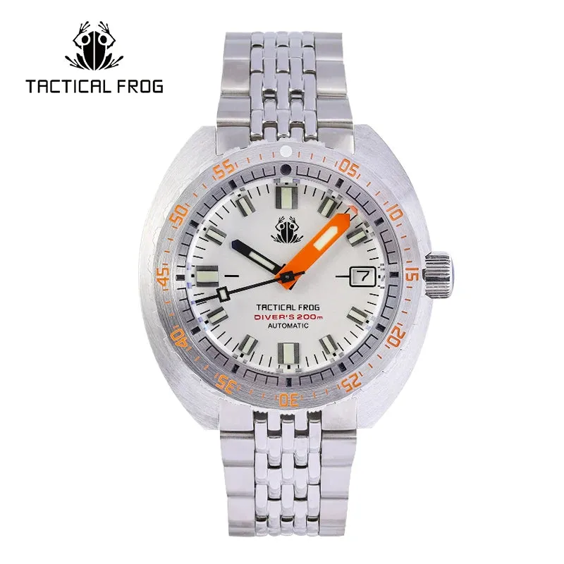 Tictical Frog Watch V3 for Men SUB300T Army Dial Sapphire NH35 Automatic Mechanical Watches 20ATM Waterproof Luminous Religio