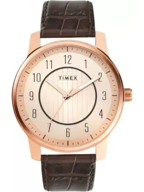 Timex Analog Gold Dial Men Watch - TWNTG07SMU03